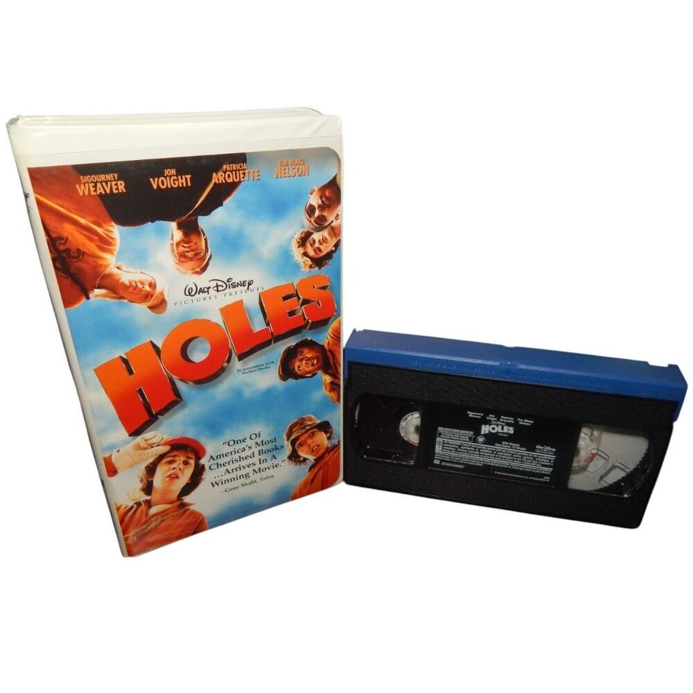 DISNEY'S HOLES Shia LaBeouf Sigourney Weaver vintage VHS